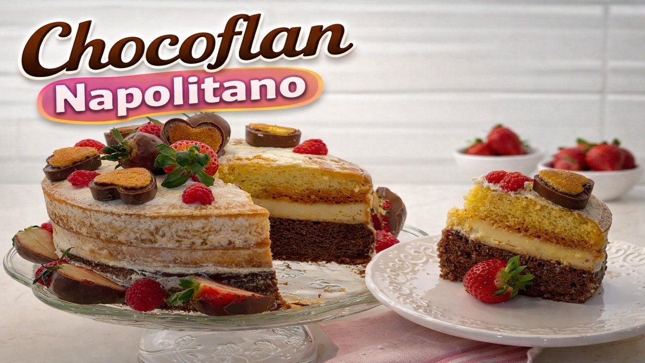 Chocoflan Napolitano