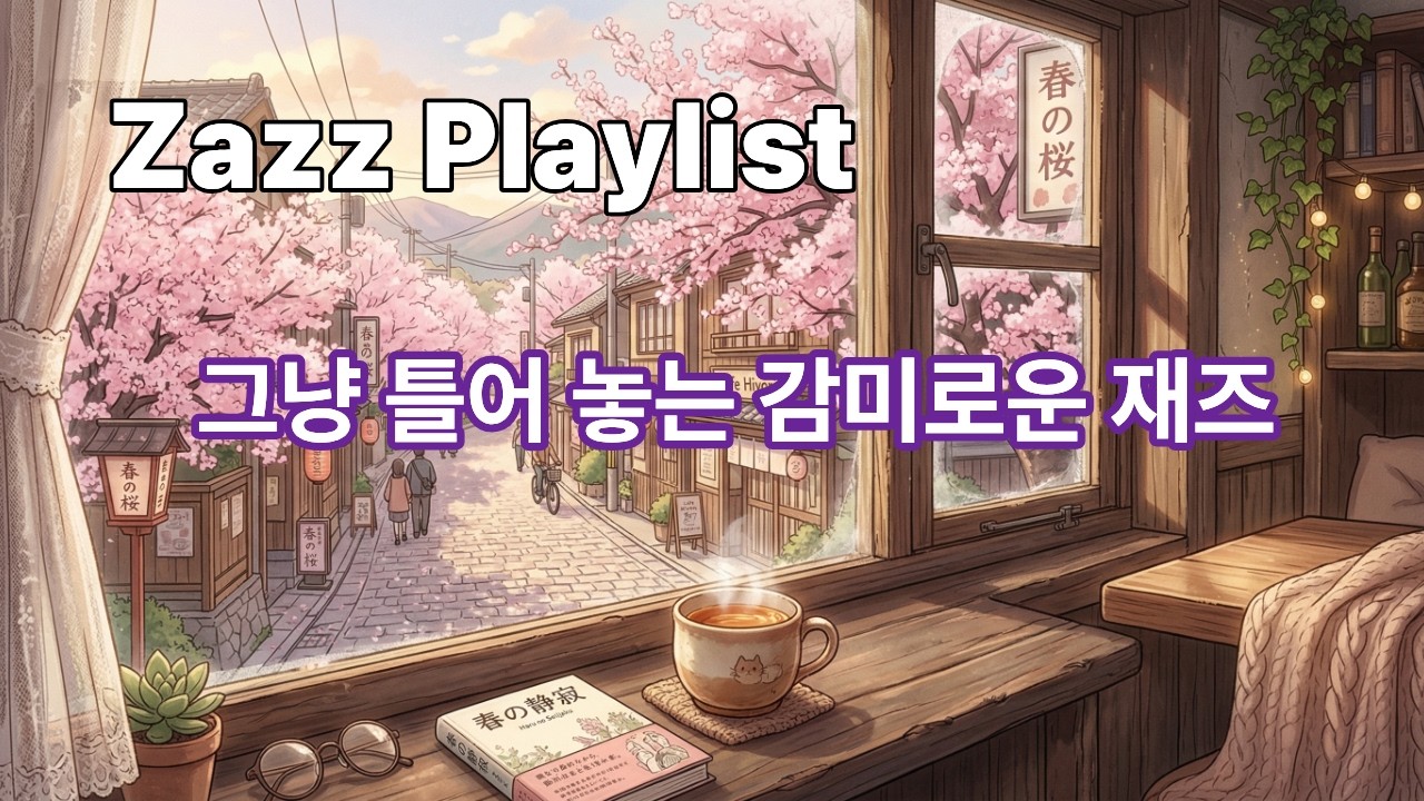 [Playlist] 3월의 첫 벚꽃 산책 🌸 꽃샘추위 녹여주는 따스한 빈티지 재즈