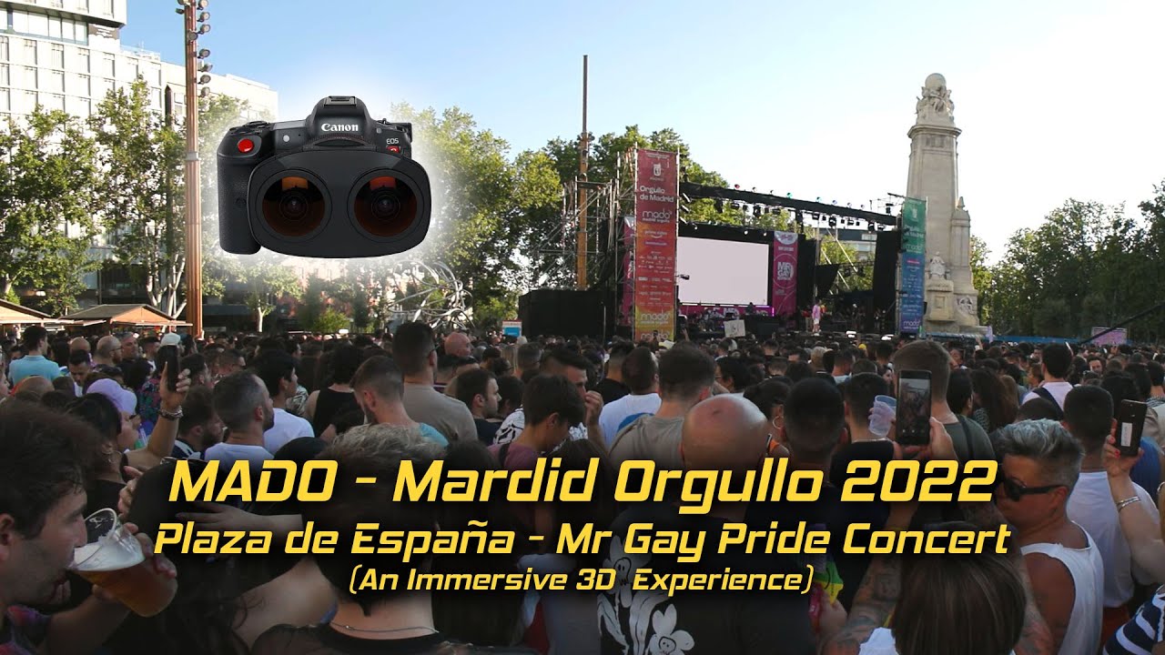 MADO - Madrid Orgullo 2022 - Mr Gay Pride Concert (8K 3D VR180)