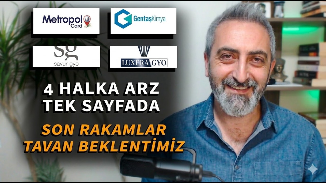 4 Halka Arz Tek Sayfaya Sığdı #MCARD #GENKM #SVGYO #LXGYO Son Rakamlar