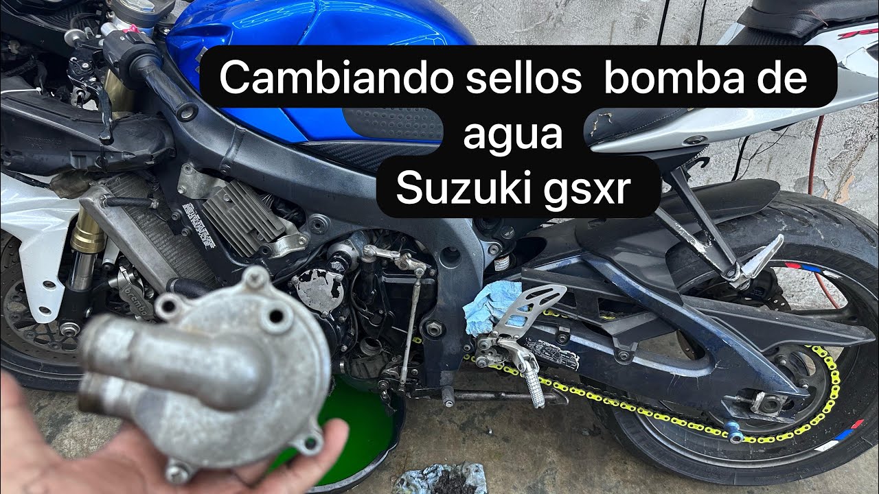 Como cambiar sellos de bomba de Suzuki GSXR (600/750 del 2006 al 2025 )