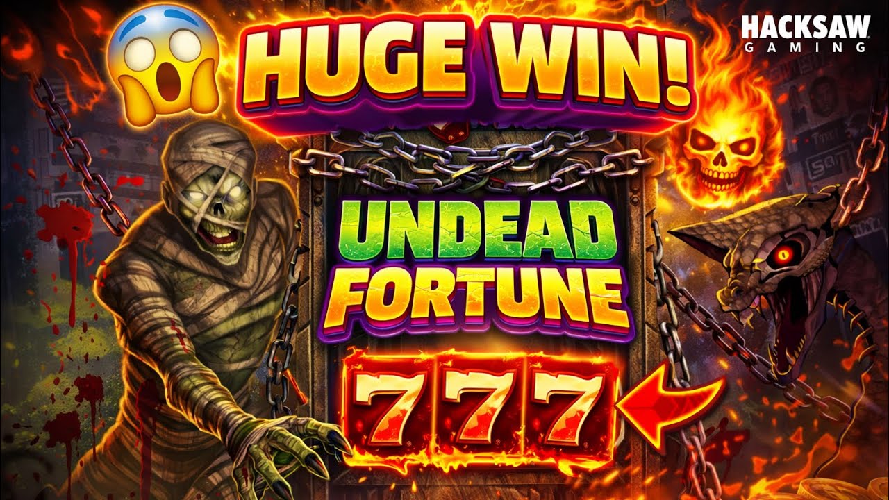 HUGE WIN ALERT 😱 | UNDEAD FORTUNE by Hacksaw Gaming | INSANE MULTIPLIERS