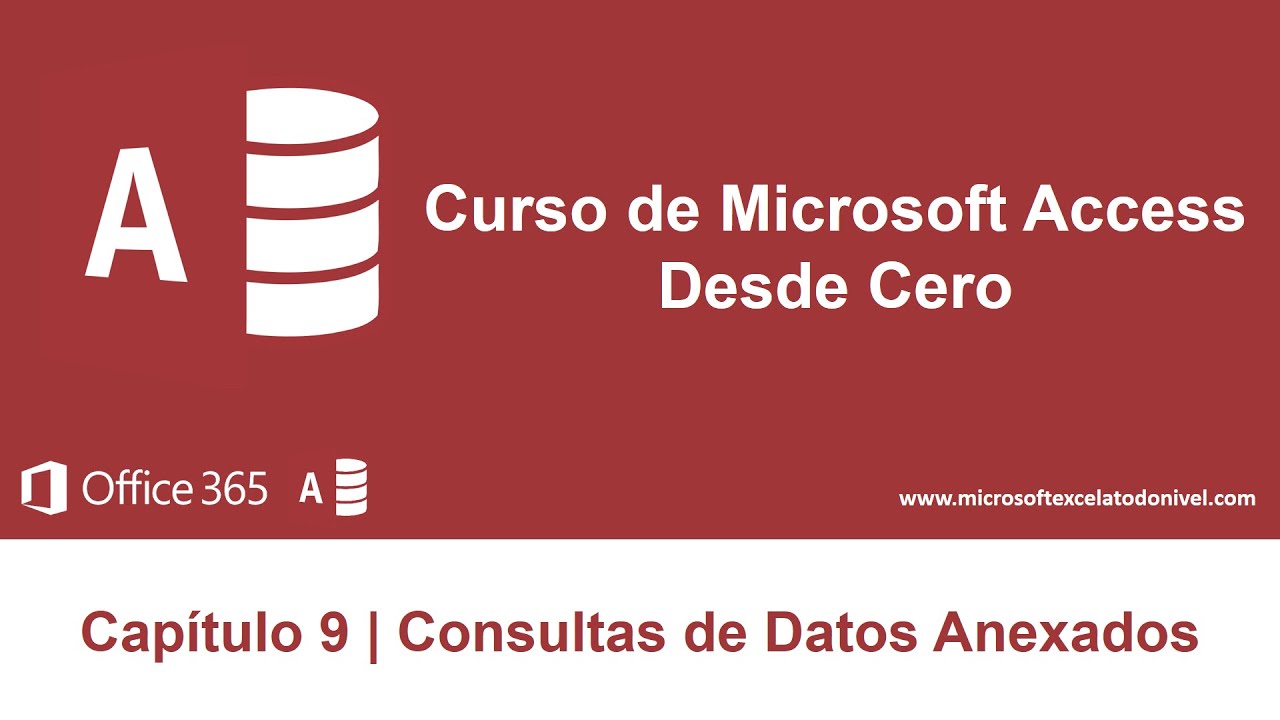 Curso de Access | Capítulo 9 | Consultas de Datos Anexados
