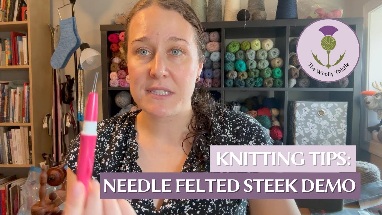 Knitting Tips: Needle Felting Your Steek, and other Fair Isle Steek thoughts