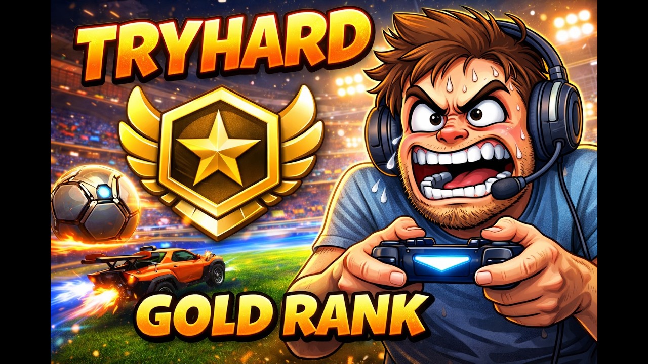 Rocket League - Try hard GOLD Rank
