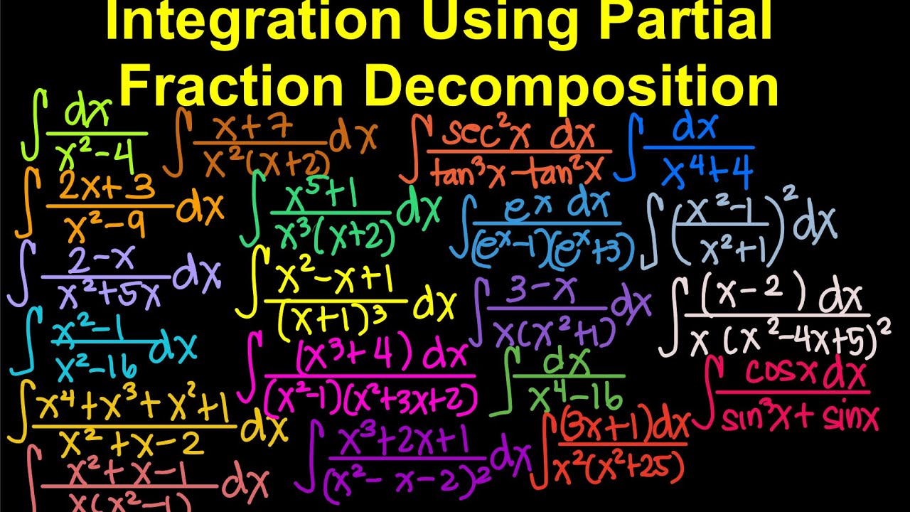 Integration Using Partial Fraction Decomposition (Case 1) (Live Stream)