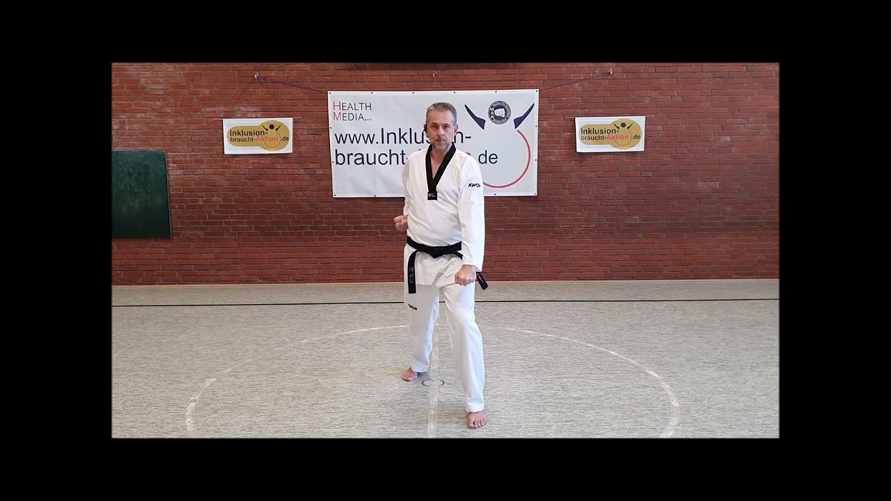 Tiefer Block im Taekwondo - Area Makki
