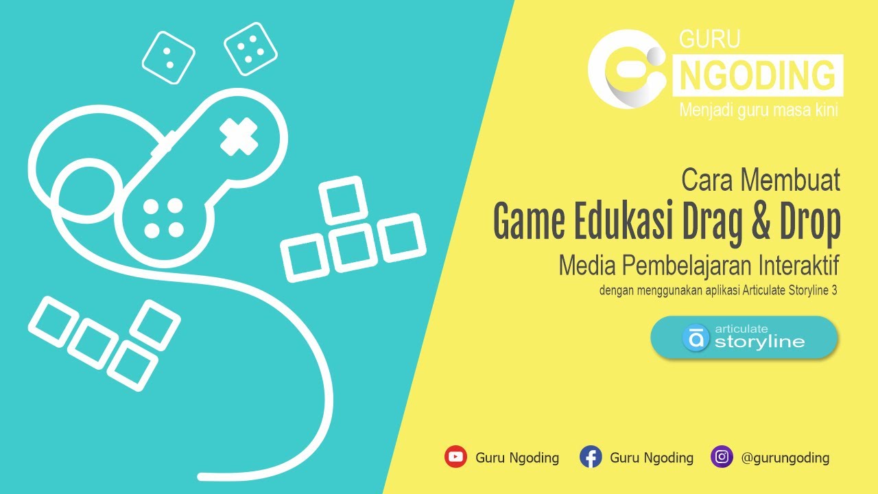Cara Membuat Game Edukasi Drag and Drop  | Tutorial Articulate Storyline 3