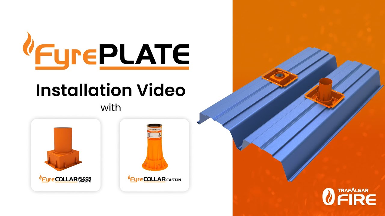 FyrePLATE Installation Video - Cast-In Fire Collars
