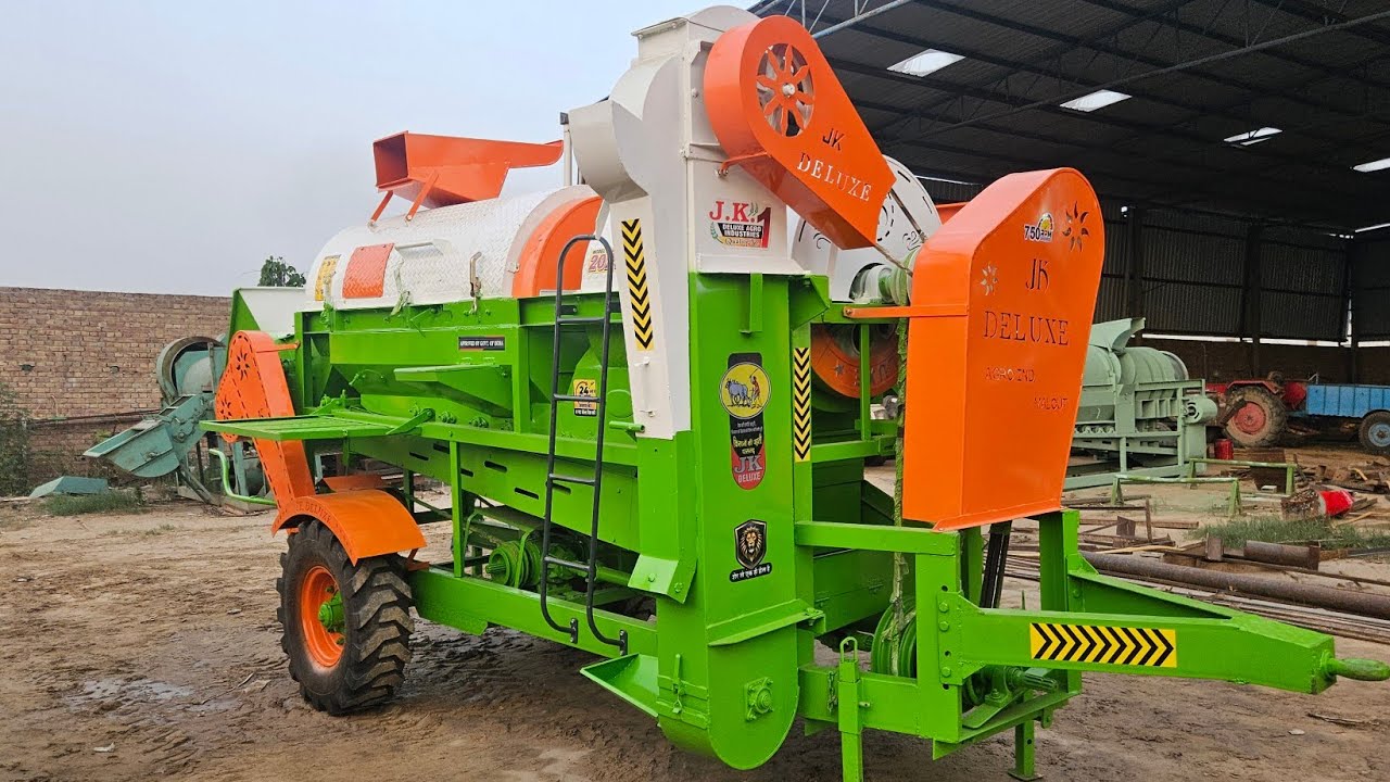Jk Deluxe company Review || जानिए कैसे बनते हैं थ्रेशर 