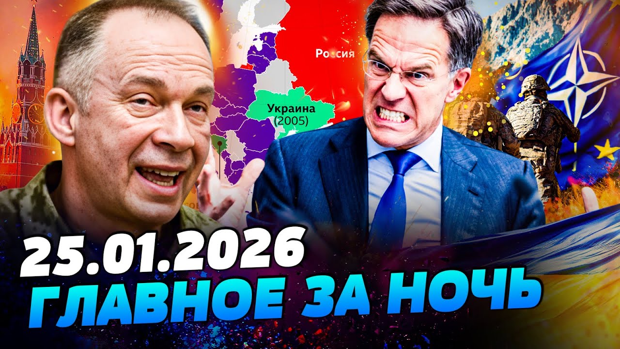 😱НАТО ШОКИРОВАЛО ЗАЯВЛЕНИЕ! НА ГРАНИЦАХ С РФ СЛУЧИЛОСЬ! ЖЕСТЬ! СЫРСКИЙ НЕ МОЛЧИТ! — УТРО 25.01.2026