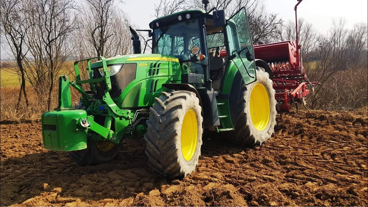 ☆Siew Pszenicy 2021 🦌Jelonek w polu 🌱John Deere 6125M 🦌 i Ursusik 3512