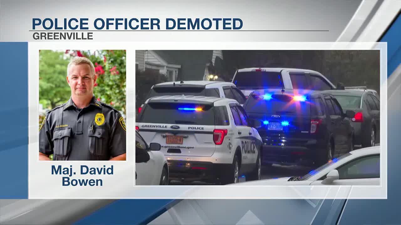 Greenville finally confirms high-ranking police officer demoted, suspended without pay