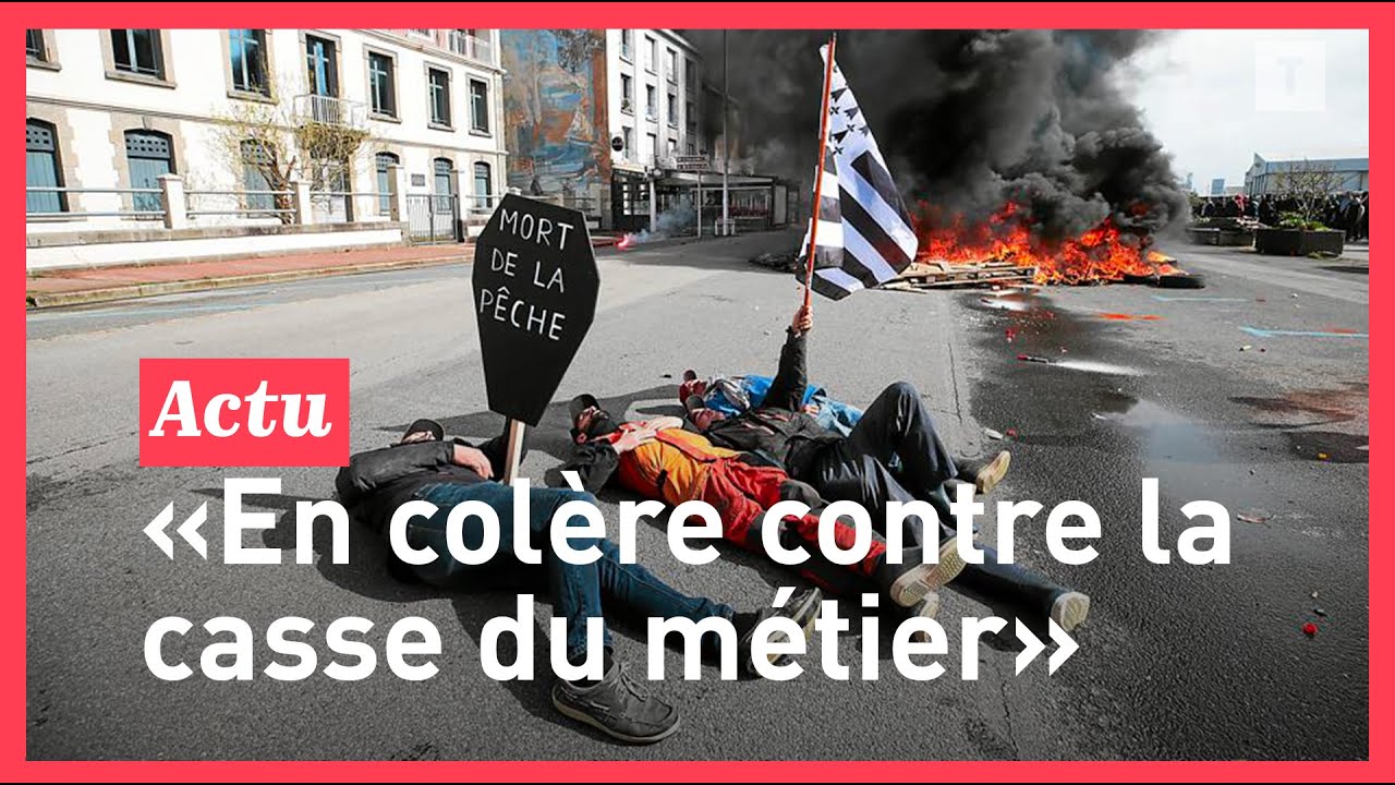 Pêcheurs en colère : opération port mort, un manifestant blessé à Brest