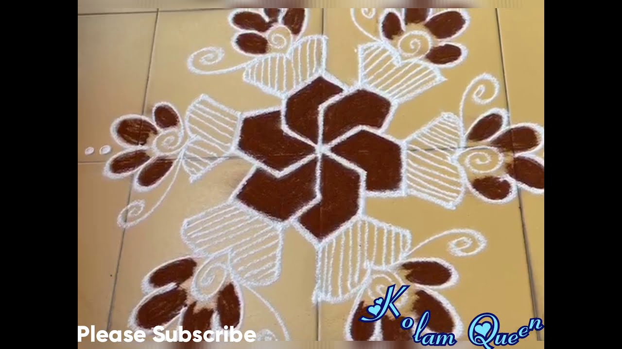 #Simple Padi Kolam #Friday Kolam # Dotted Padi Kolam #Kolam Queen