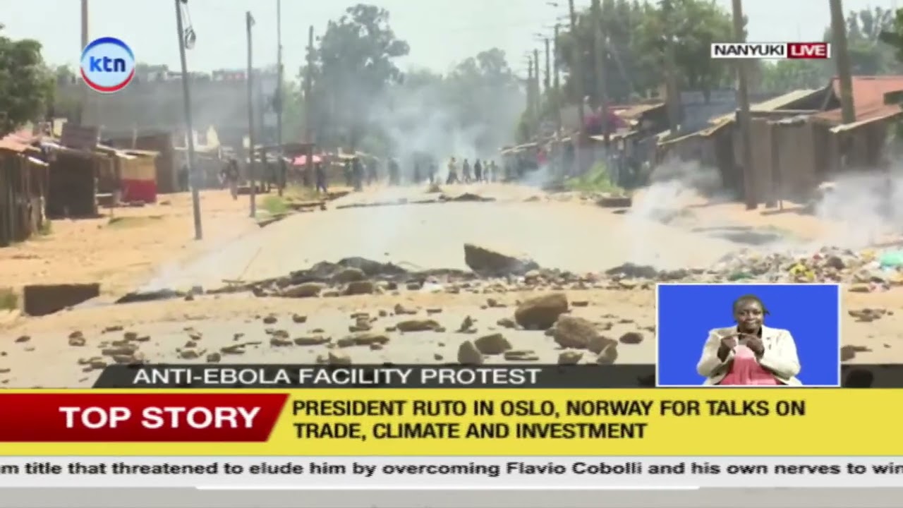 Several people arrested protesting US Ebola facility in Nanyuki