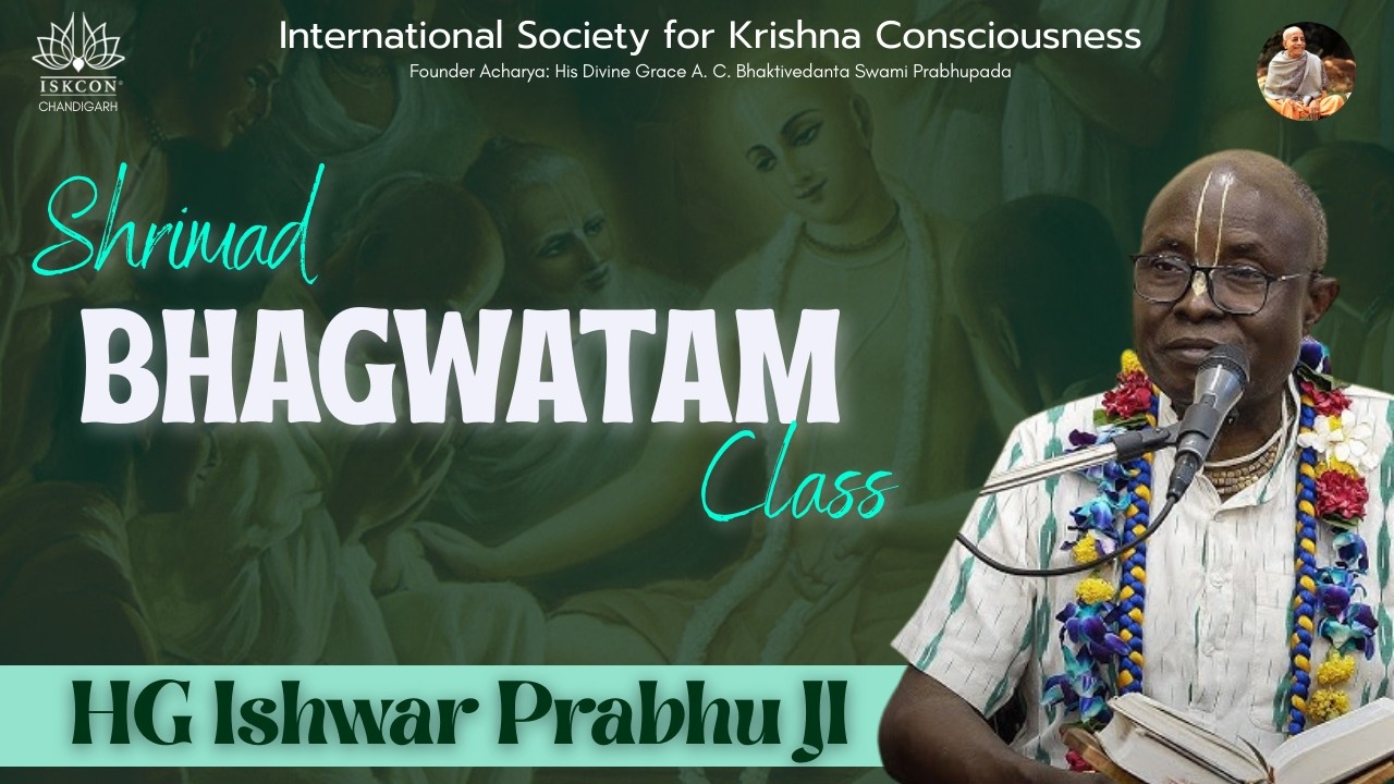 Srimad Bhagwatam Class | 5th March 2026 | HG Ishvar Prabhu Ji | ISKCON Chandigarh