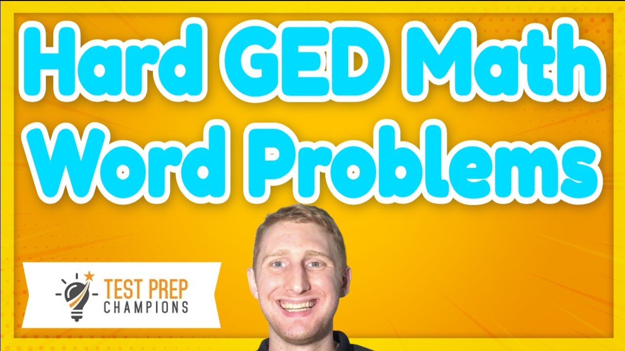 Hard GED Math Word Problem Examples Explained!