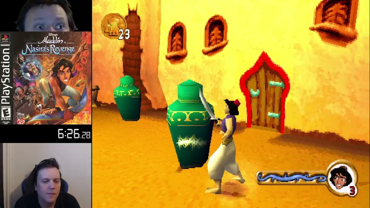 #113 Disney's Aladdin in Nasira's Revenge (PS1) | Retkun PS1koosi