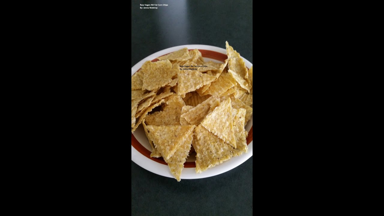 Easy Raw Vegan Corn Chips | No Fat | No Oil