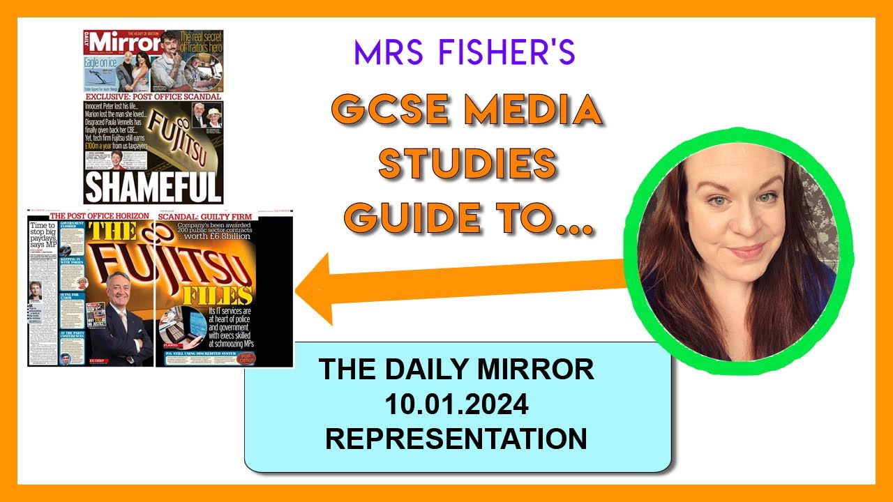 GCSE Media - The Daily Mirror 10.01.24 - Representation