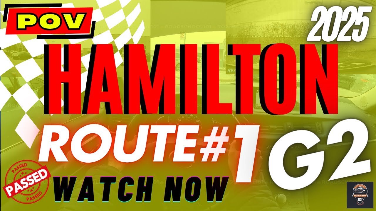 HAMILTON G2 Drive Test Route#1 - NEW 2025 - POV G2 Road Test