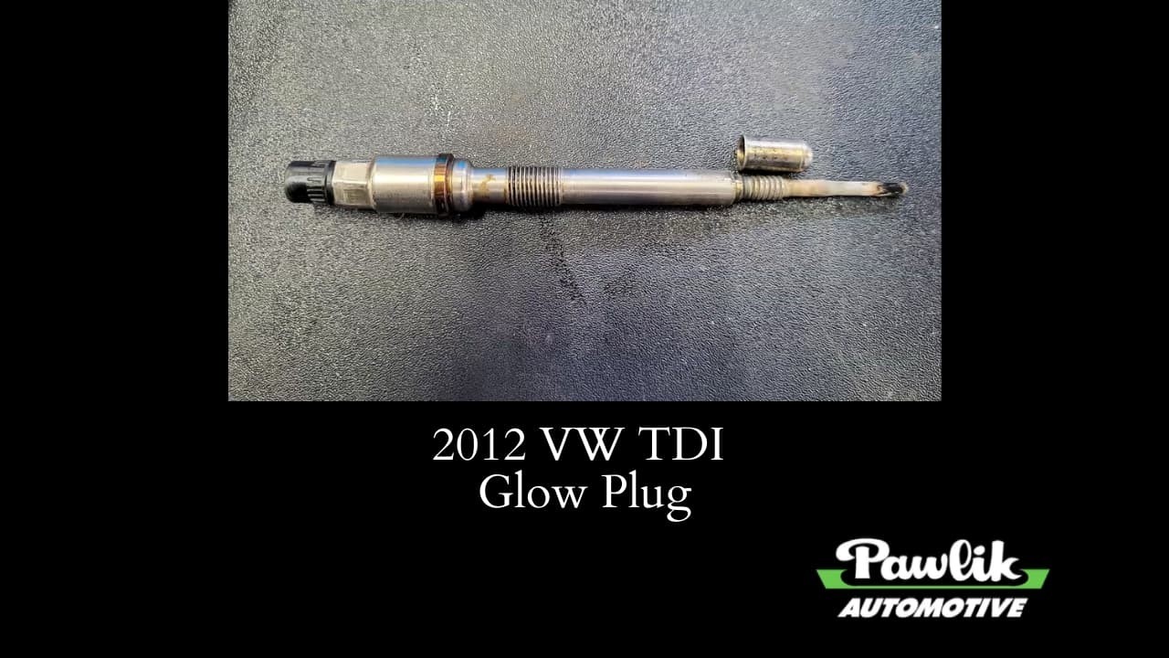 Свеча накаливания VW TDI 2012 года