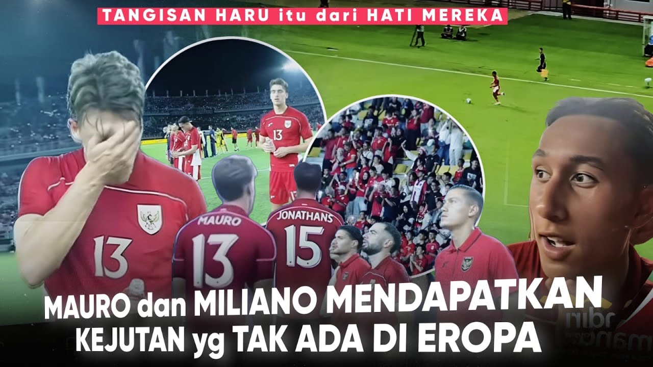 Mereka gak pernah nyangka SEHARU INI “Pengakuan  Milano dan Mauro usai DEBUT di TIMNAS” WAJAH ngeri