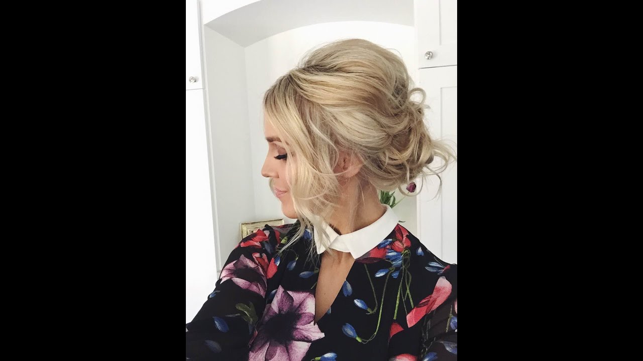 How to: Messy Updo (Prom/Wedding)