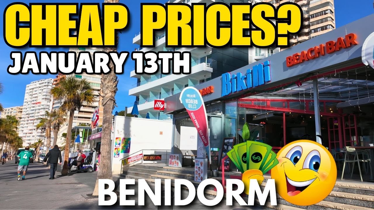 Benidorm Levante Beach: CHEAP PRICES or TOO EXPENSIVE?! 🤔💸