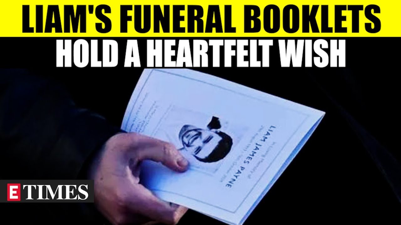 Liam Payne's Final Act Of Kindness; The Meaning Behind The Funeral Service Booklets | WATCH