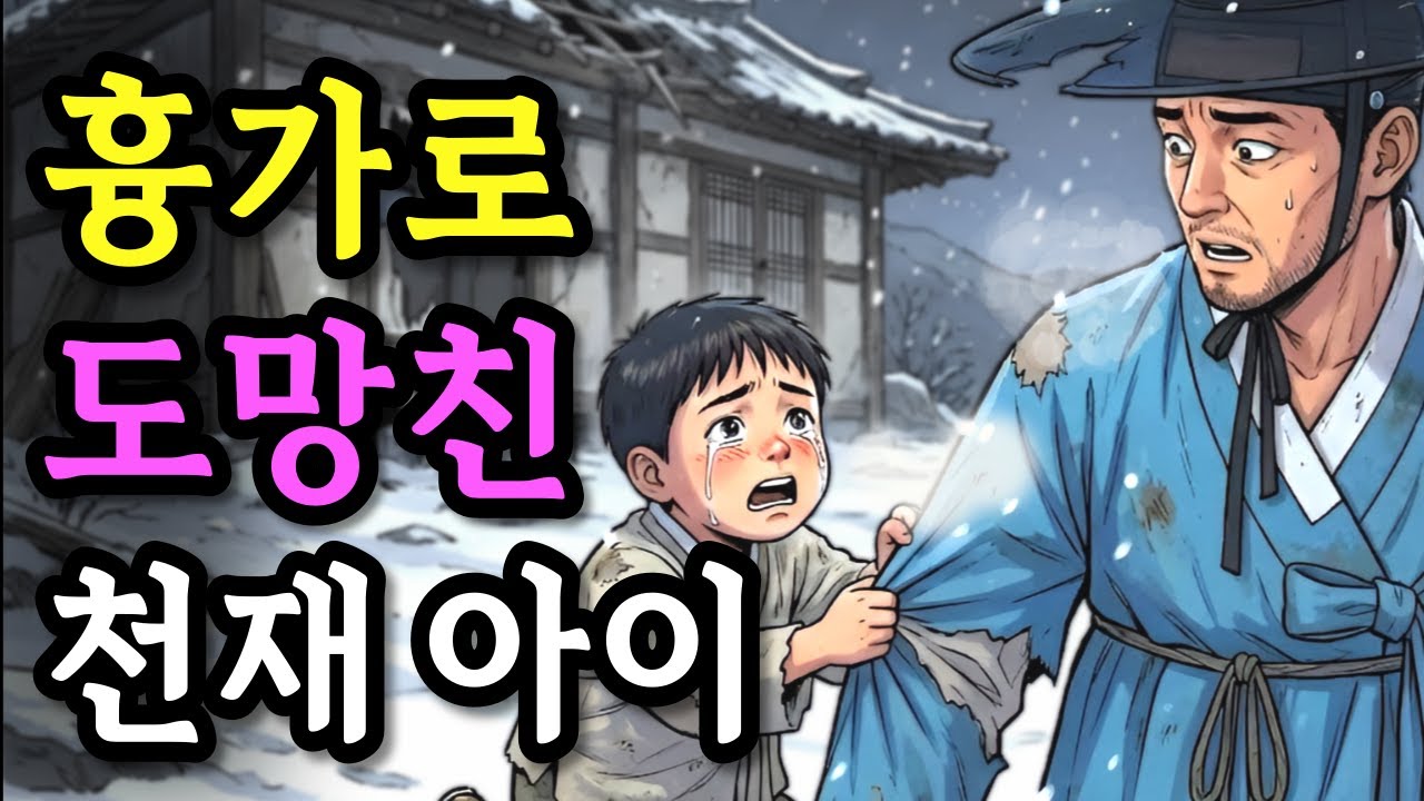 "하룻밤만 재워주세요" 흉가로 도망친 천재 아이가 숨긴 소름 돋는 비밀... 거지 선비의 충격적인 정체! | 야담 옛날이야기 오디오북 수면동화 전설 민담