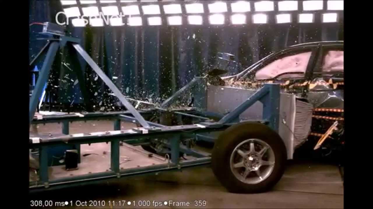 Honda Accord | 2012 | Side Crash Test | High Speed Camera | NHTSA Full Length Test