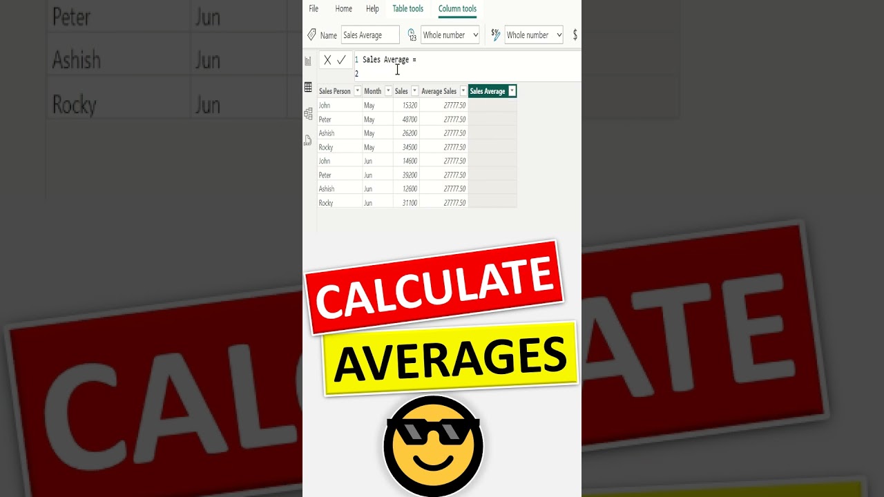 Как рассчитать среднее значение в Power BI (быстро и просто) #shorts