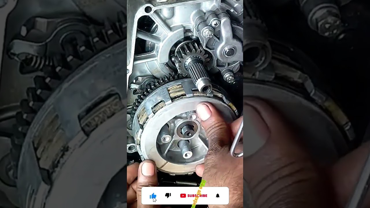Splendor bike clutch plate fitting setting