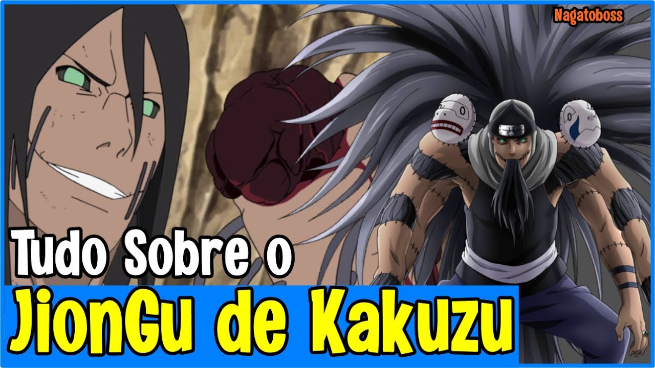 Jiongu-o Jutsu Secreto De Takigakure que permite Kakuzu criar Tentaculos negros Apartir de seu corpo
