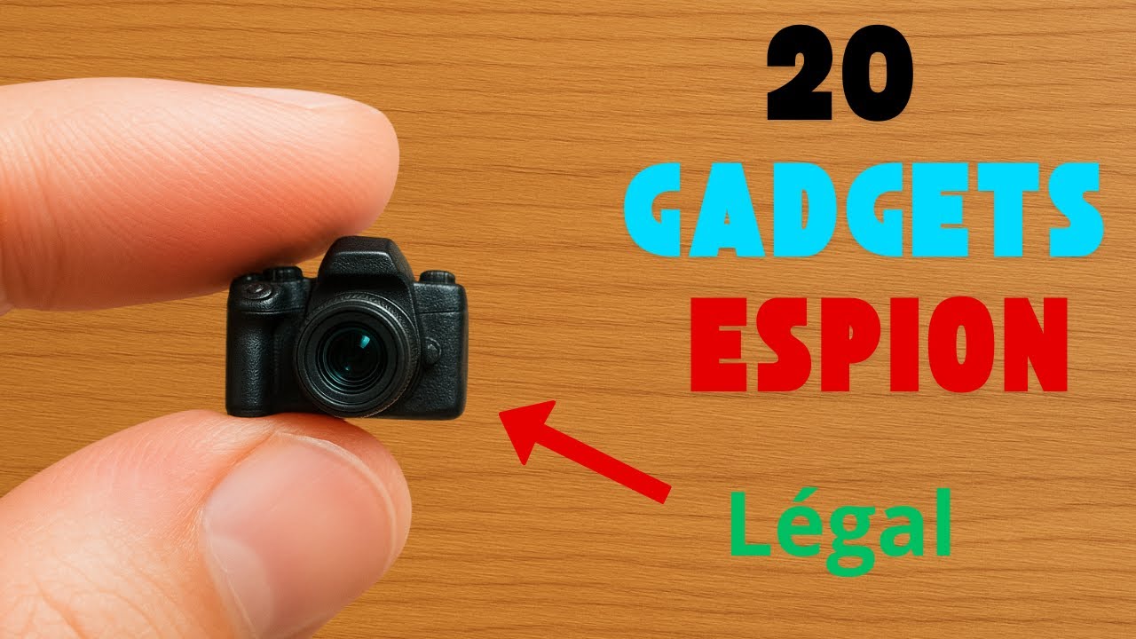 20 GADGETS D&rsquo;ESPIONNAGE SECRETS Disponible sur Amazon qu'on ne veut pas que tu sache .