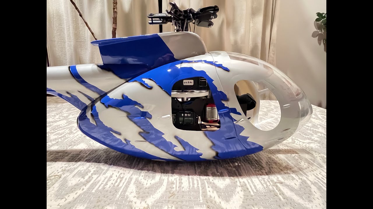Unboxing FLISHRC 500 size MD500E G-JIVE RC Helicopter (no sound)