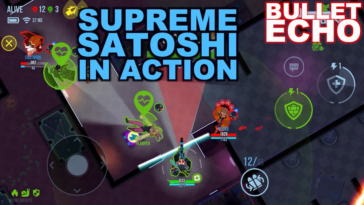 Bullet Echo | supreme Satoshi hero gameplay | Battle Royale mode