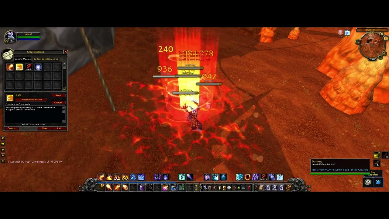 WOTLK Fire Mage - 1 Button Firestarter Macro (WOTLK BETA)