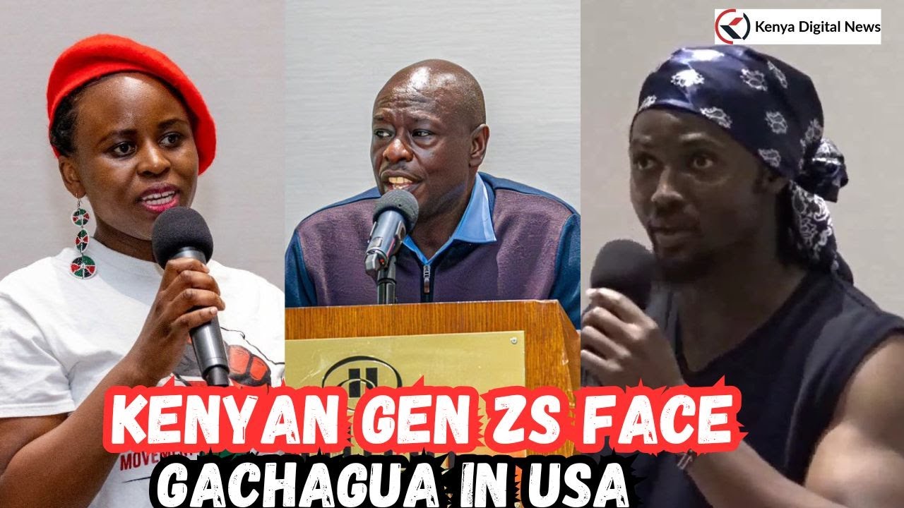 ZERO FEAR! Gen Zs in USA Face Gachagua with Tough Questions on His 'Mulima & One Term' Narrative!