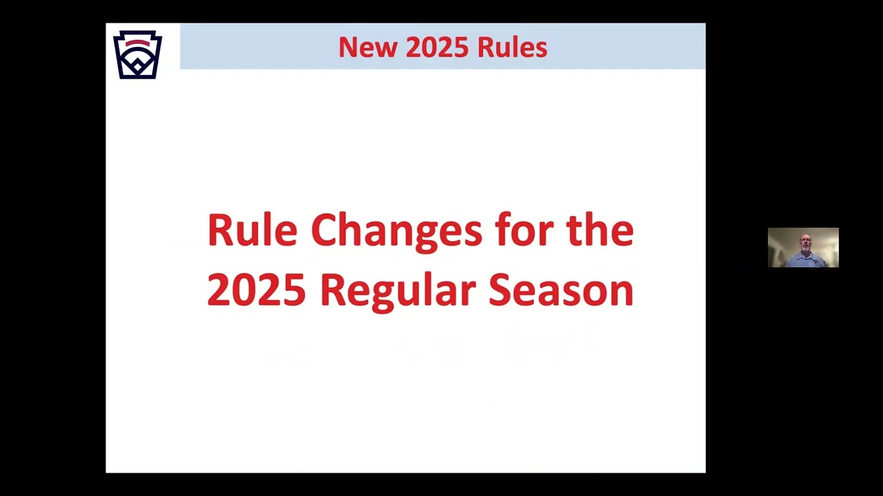 Little League Rules - Intermediate (50/70) and Junior Baseball Specific Rules for 2025