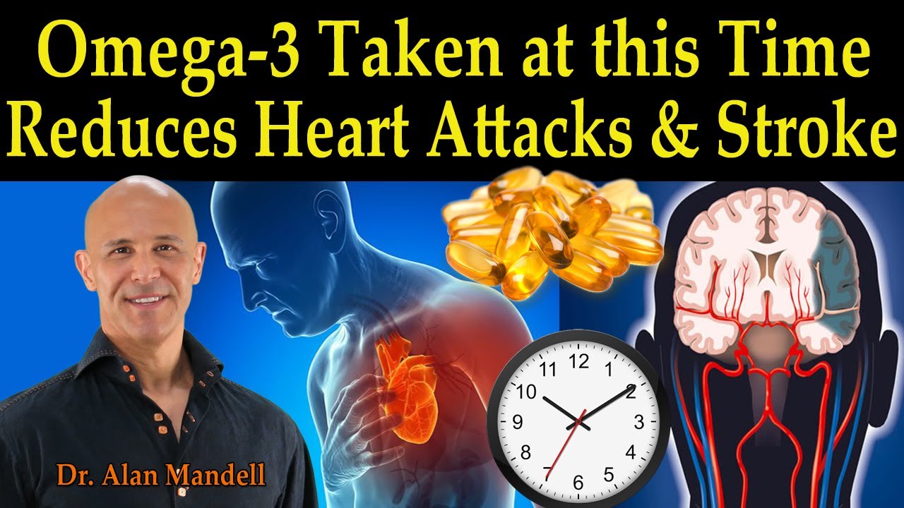 Omega-3's Taken at this Time of the Day Reduces Heart Attacks & Stroke - Dr. Alan Mandell D.C.