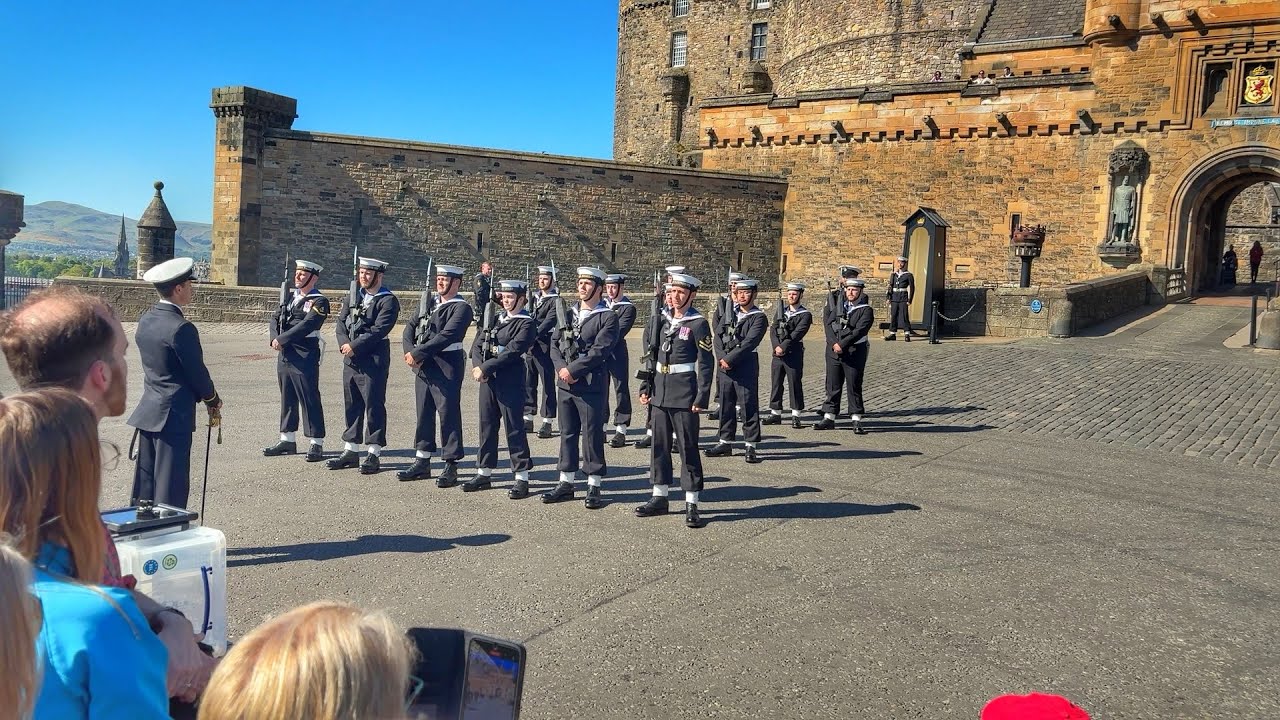 First time in History! The Royal Navy has the Honour of Guarding Edinburgh Castle