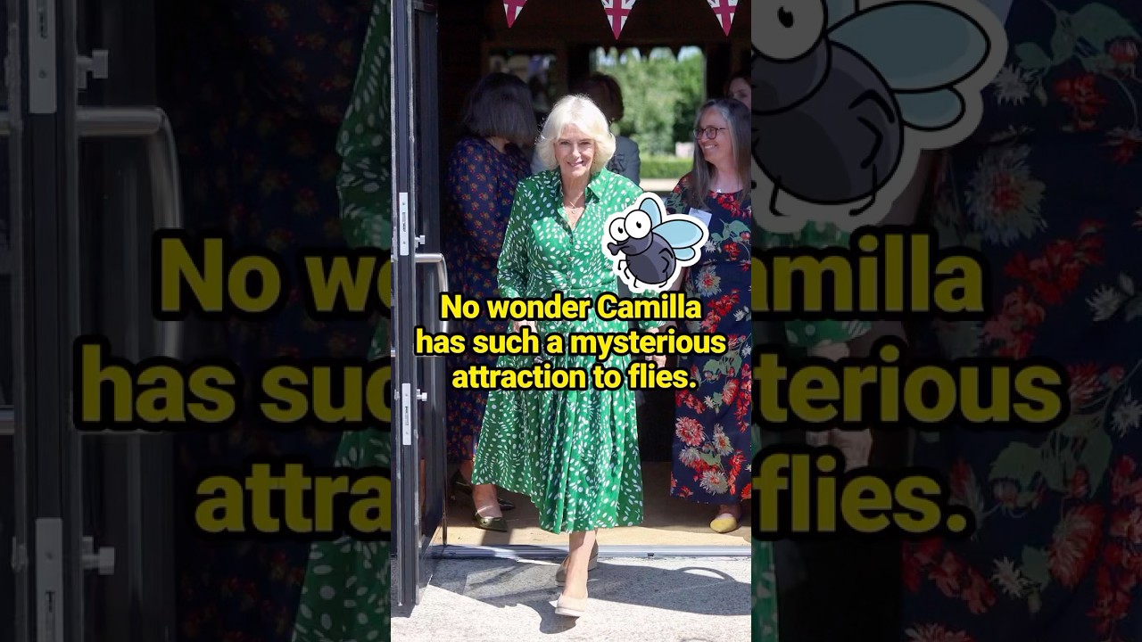 No wonder Camilla has such a mysterious attraction to flies. #celebrity&nbsp;#QueenCamilla