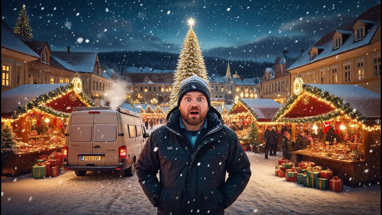 ❄️ -5°C, zepsute ogrzewanie i jarmark jak z bajki -Wilno kamperem