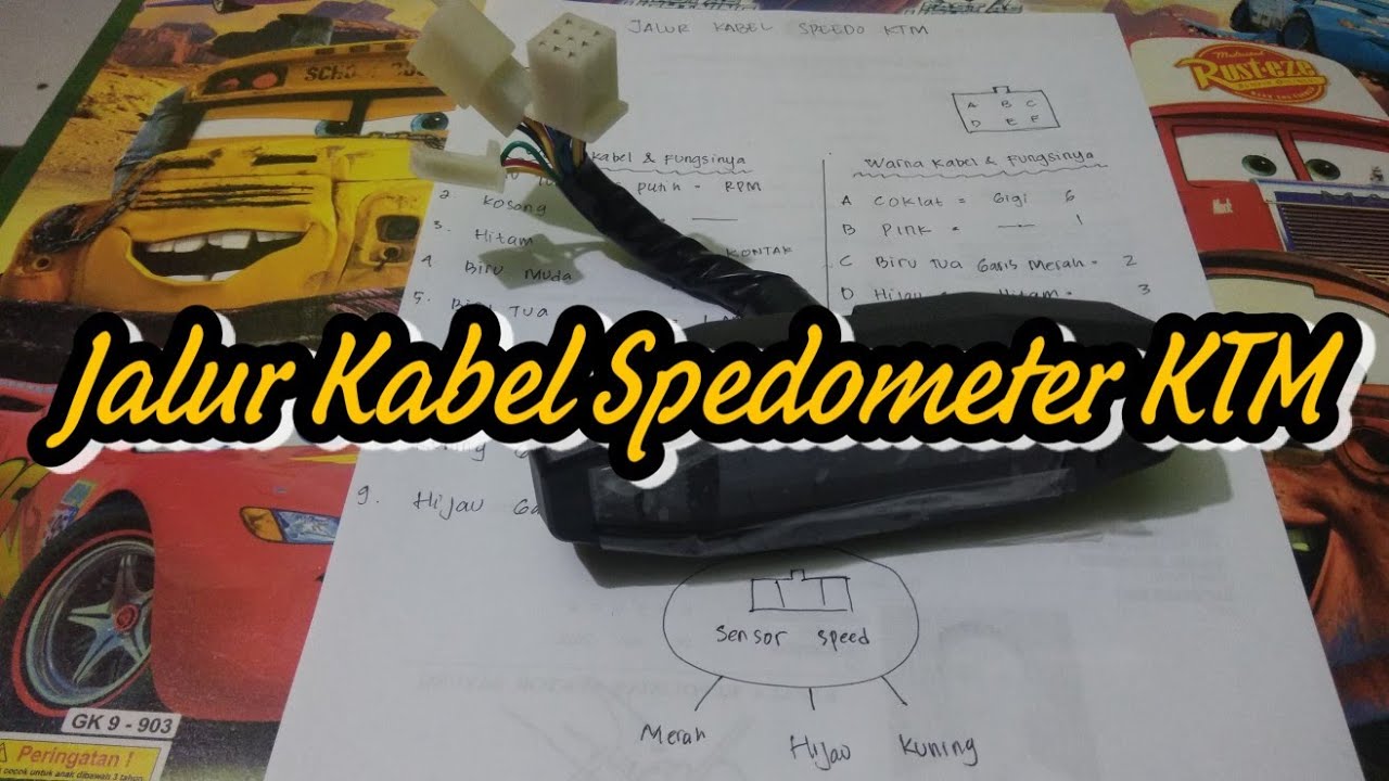 Jalur Kabel Spedometer KTM