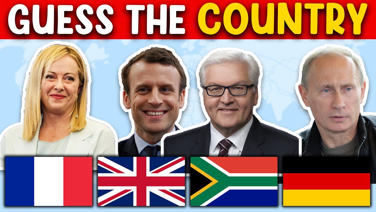 Guess The Country By Its Leaders | Country Quiz Challenge | Leaders Of Europe #forkids #challenge