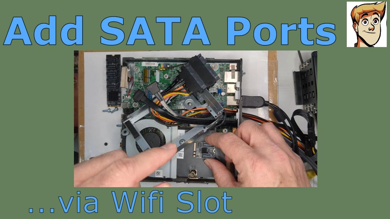 Adding SATA ports via the Wifi A+E slot