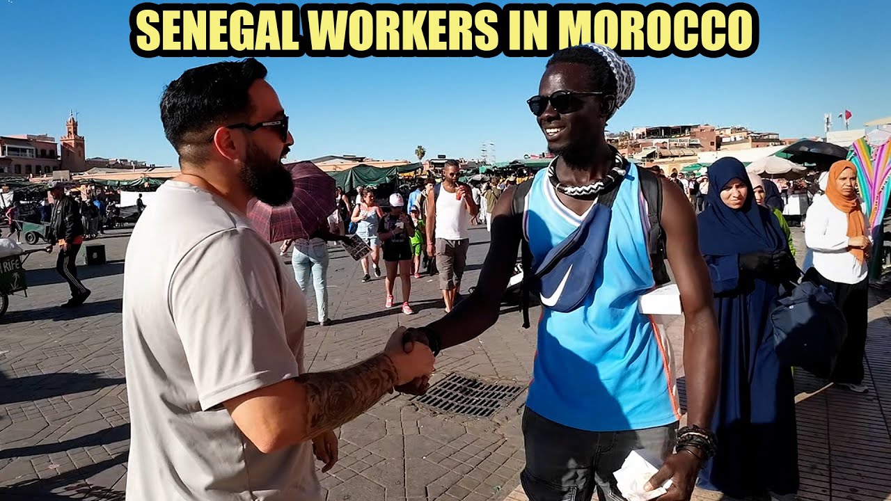 Жизнь в Сенегале тяжелая, поэтому они приезжают в Марокко 🇲🇦